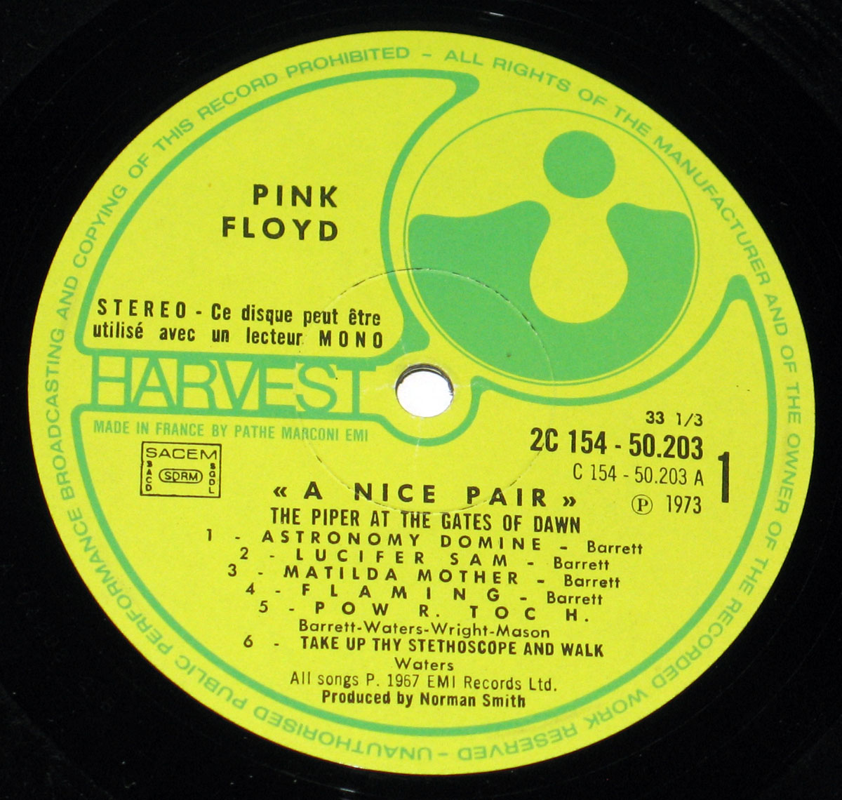 High Resolution Photo #5 PINK FLOYD Nice Pair France 